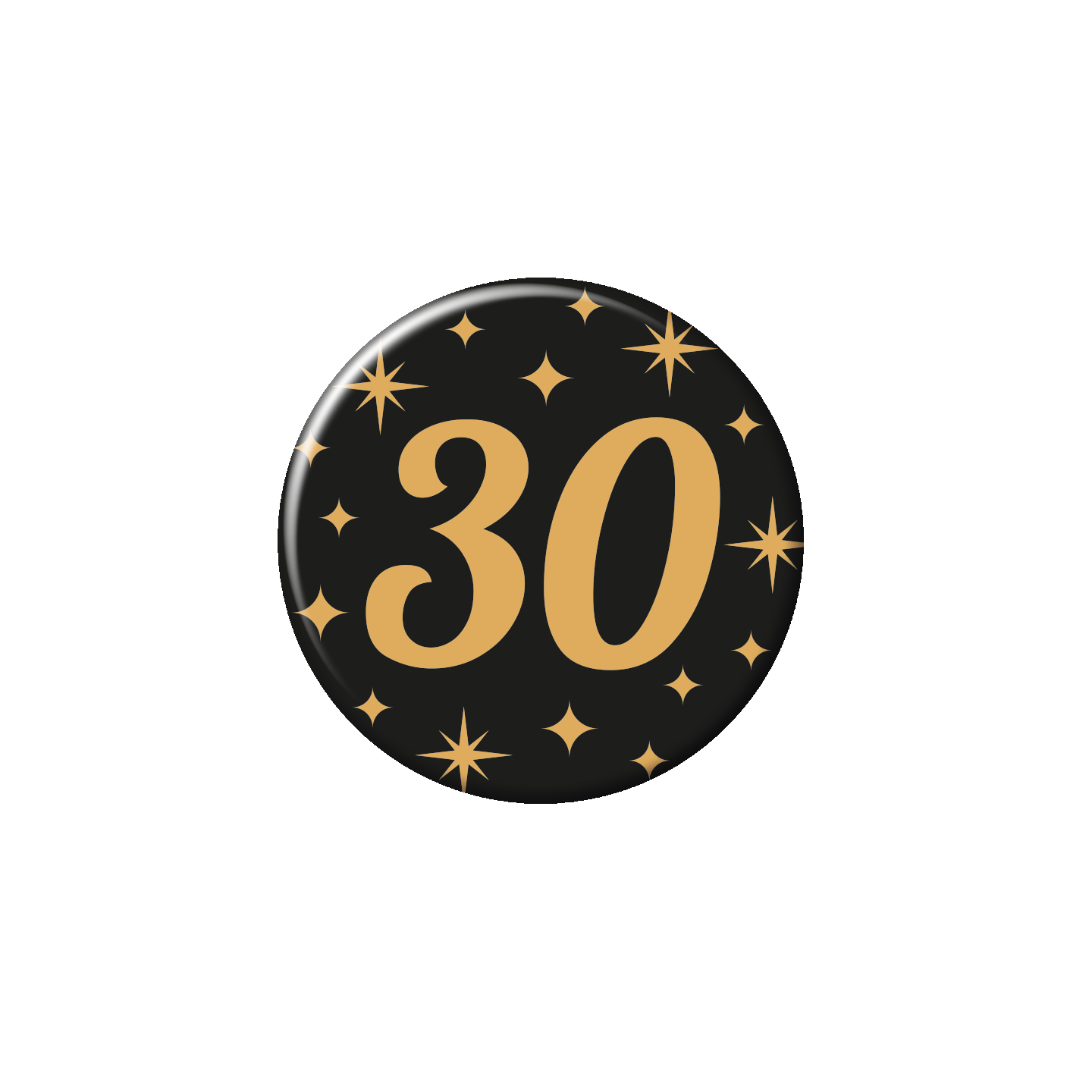 leeftijd button verjaardag 30 jaar badge