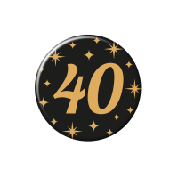 leeftijd button verjaardag 40 jaar badge