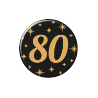 leeftijd button verjaardag 80 jaar badge