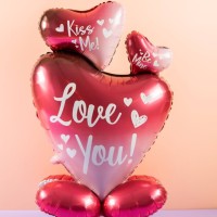 valentijn folie ballon love you hart