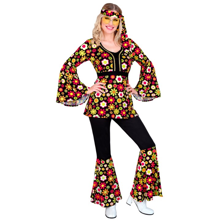 flower power kostuum dames hippie outfit