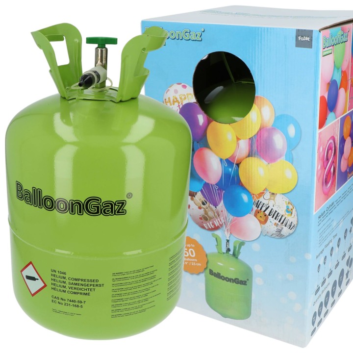 wegwerp helium tank 50 ballonnen ballongas