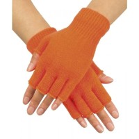 vingerloze neon handschoenen fluo oranje