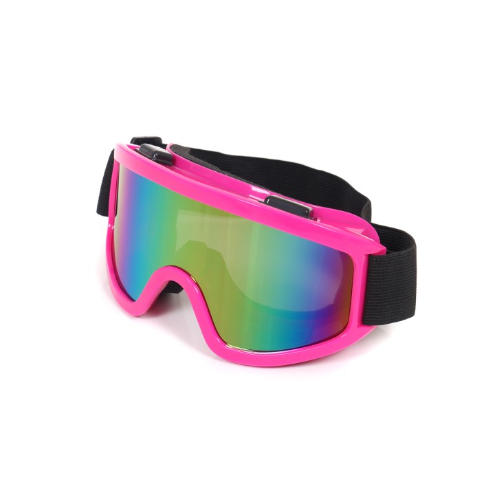 skibril fluo roze carnaval bril
