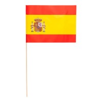 zwaaivlaggetjes spanje spaanse supporter vlaggetjes