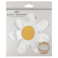 papieren servetten daisies madeliefjes