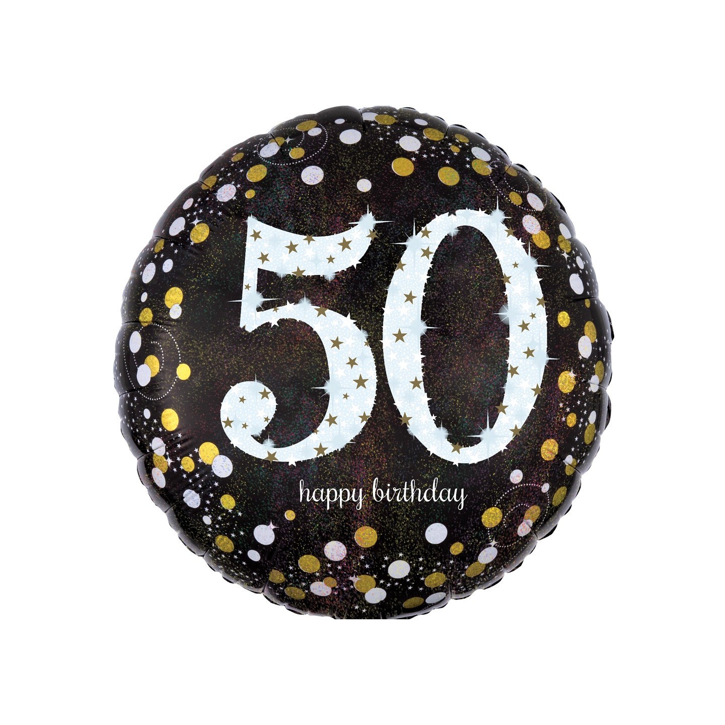 Folieballon verjaardag sparkling 50 jaar