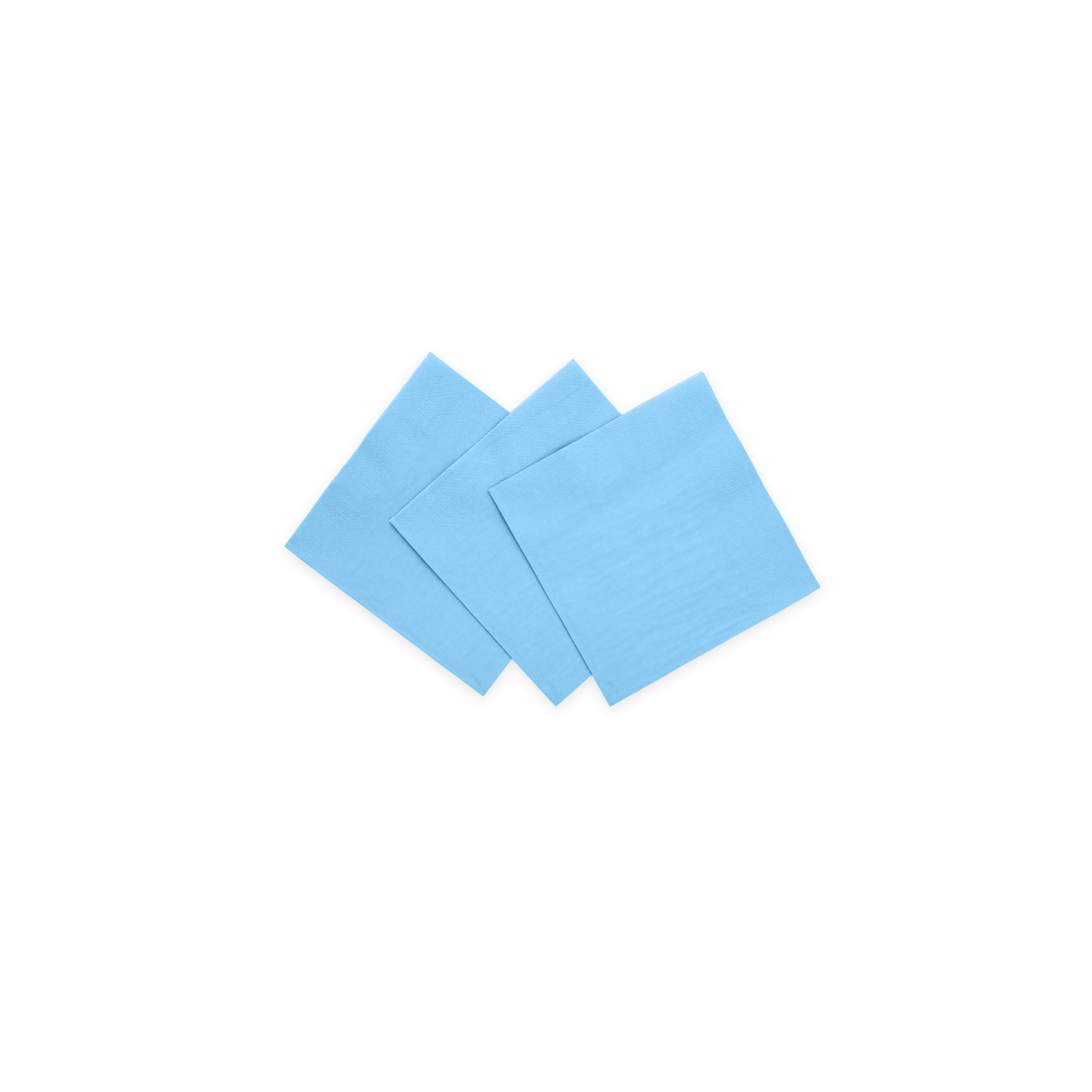 papieren servetten blauw