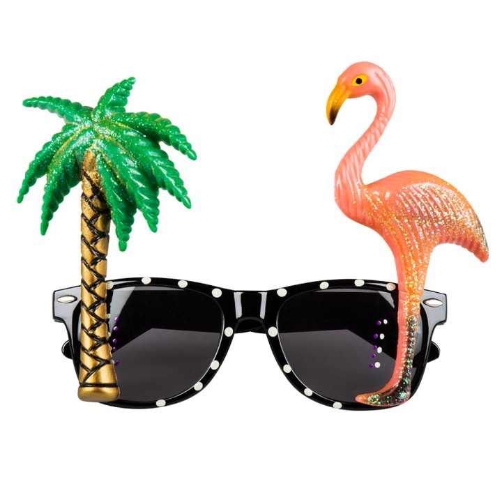 gekke feestbril grappige party bril flamingo