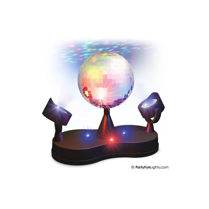 discolamp twin led projector discobal