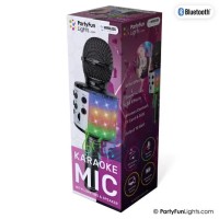 discolamp karaoke microfoon zwart