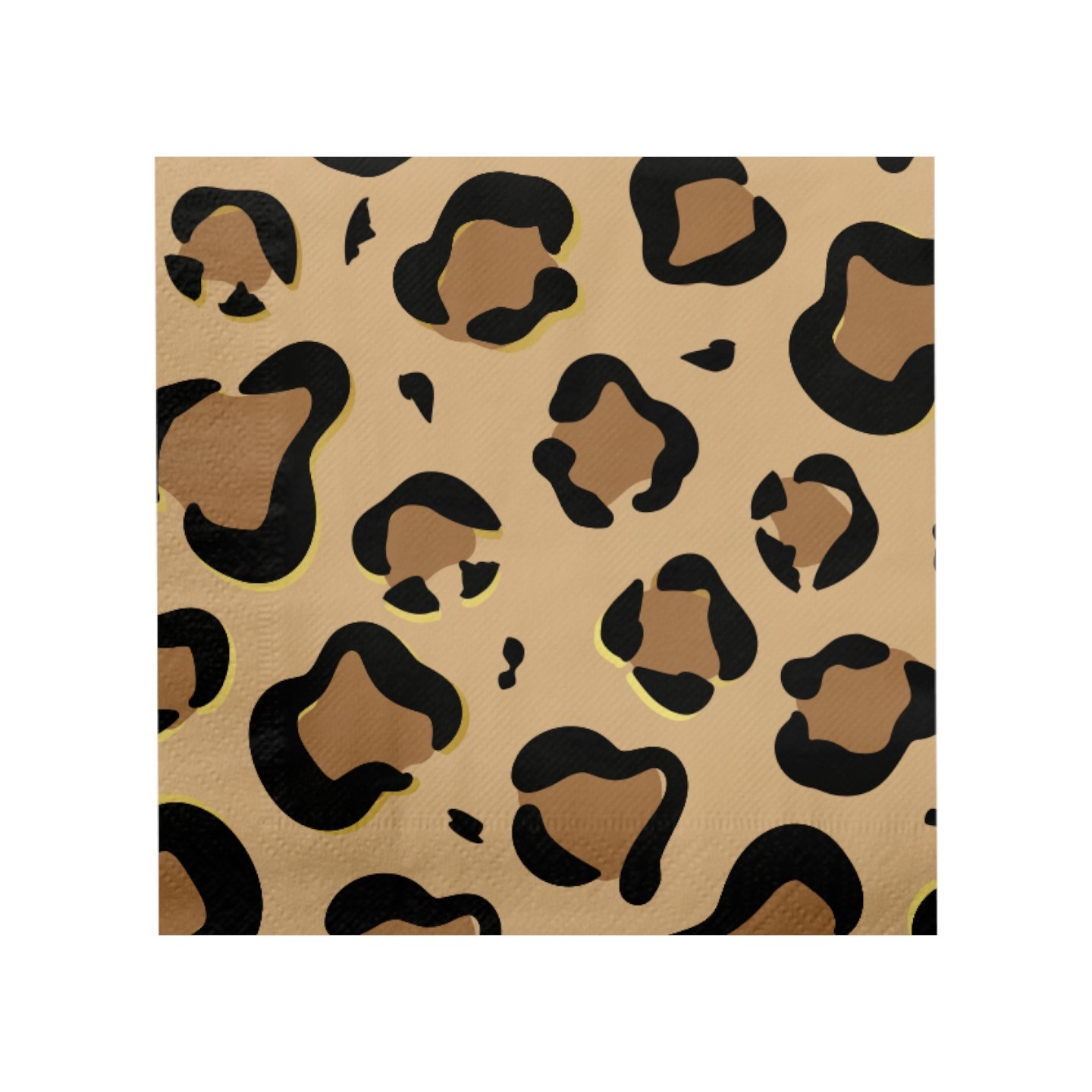 jungle thema versiering servetten luipaard print