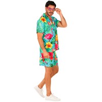 hawaii outfit heren shirt broek hemd