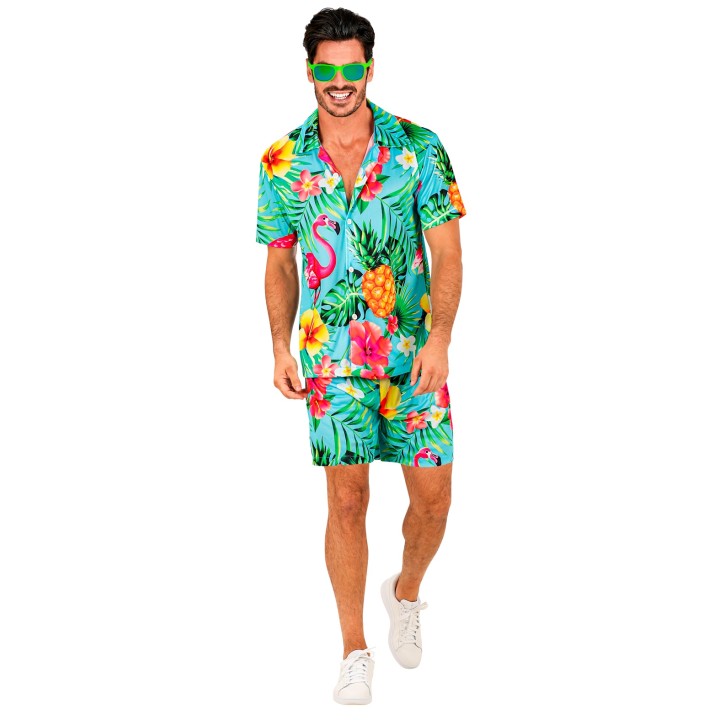 hawaii outfit heren shirt broek hemd
