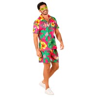 hawaii outfit heren shirt broek hemd