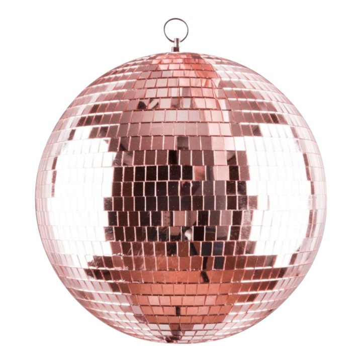 discobal rose spiegelbol disco ball