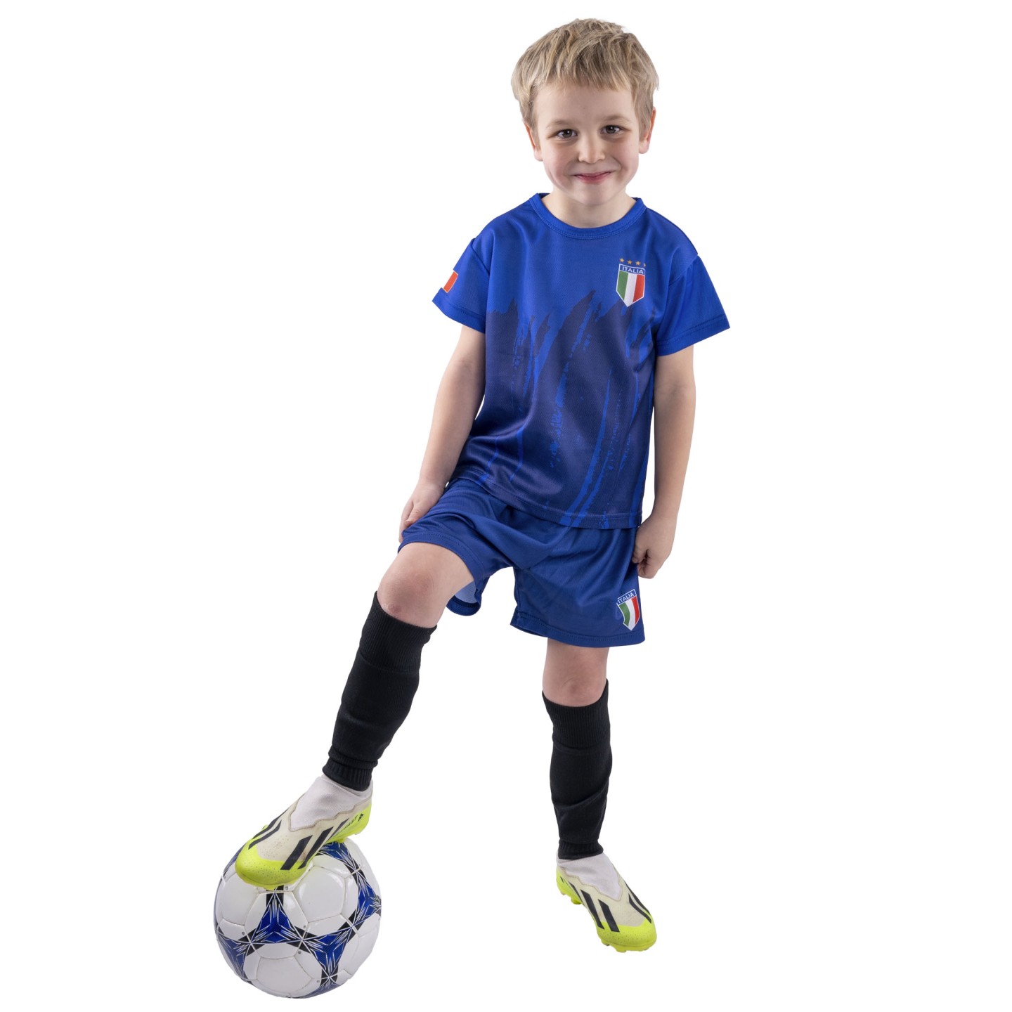 italia voetbaltenue shirt broek kinderen