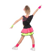 80's kleedje fluo neon kinderen