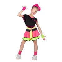 80's kleedje fluo neon kinderen