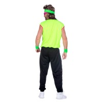 80's foute trainingspak fluo neon outfit