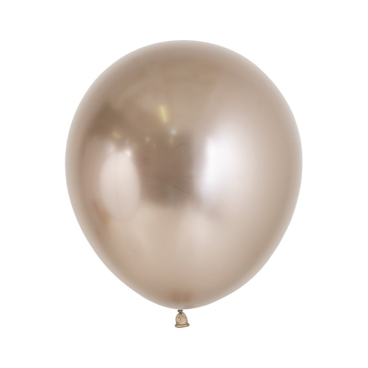 grote ballonnen chrome champagne goud sempertex