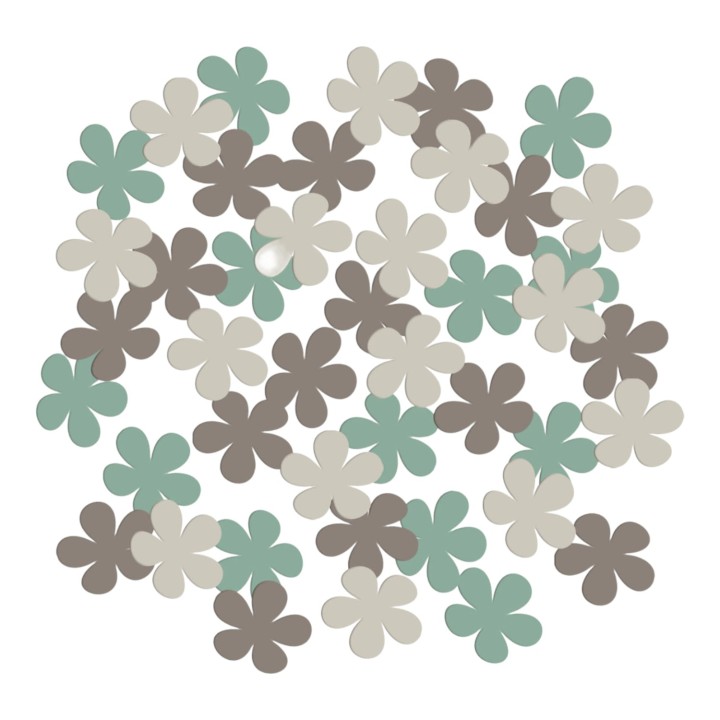 tafelconfetti bloem tafeldecoratie communie
