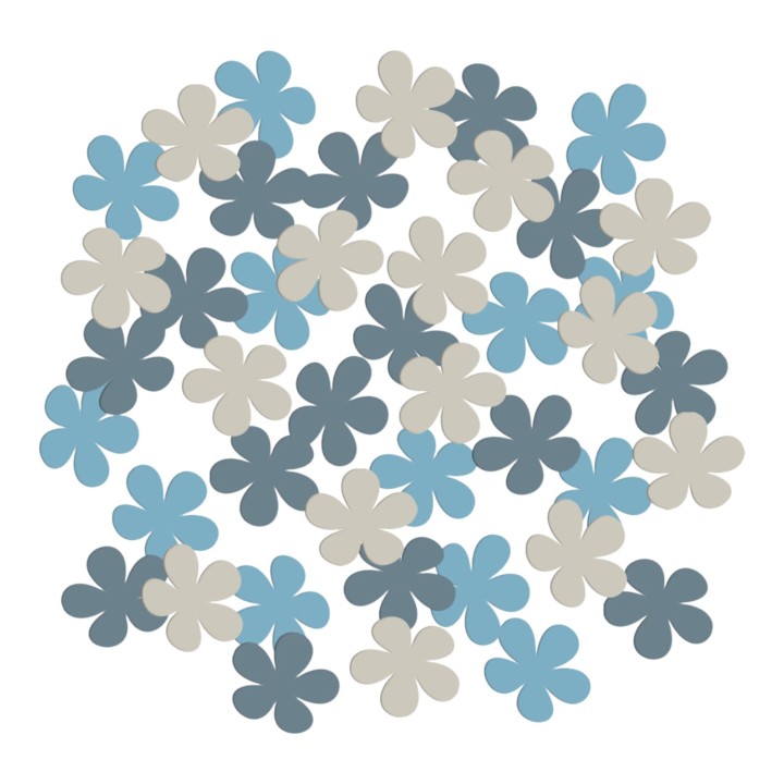 tafelconfetti bloem tafeldecoratie communie