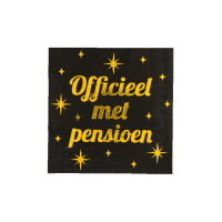 Servetten classy party pensioen