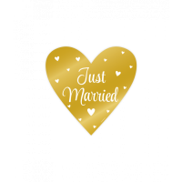 decoratie huldeschild just married versiering