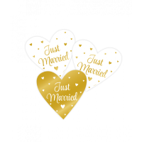 decoratie huldeschild just married versiering