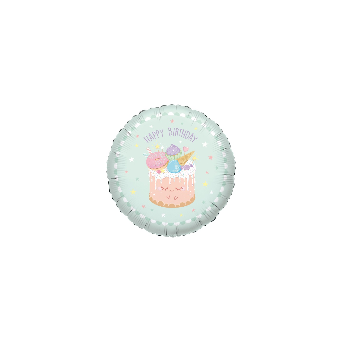 folieballon cupcake happy birthday folie ballon