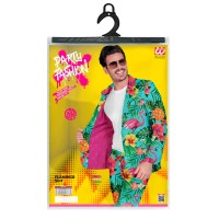 hawaii kostuum flamingo heren outfit