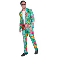 hawaii kostuum flamingo heren outfit