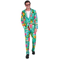 hawaii kostuum flamingo heren outfit