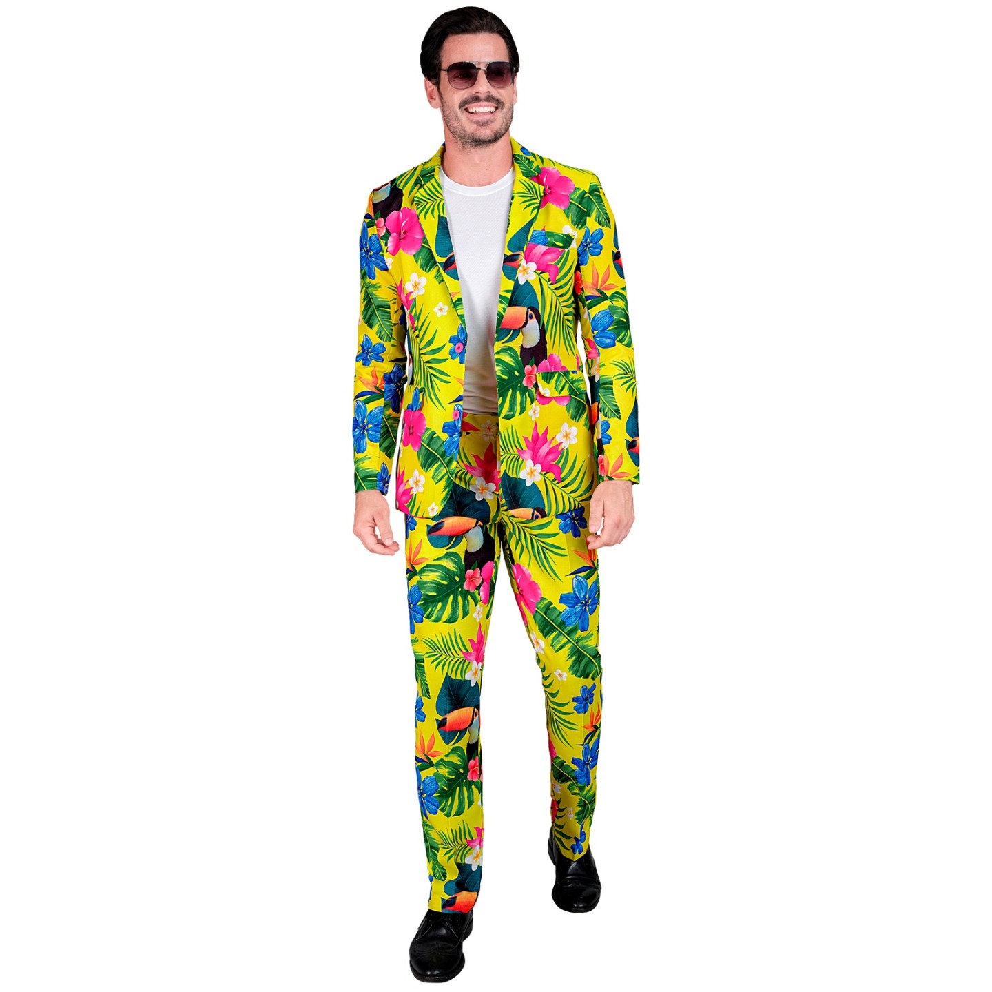 hawaii kostuum tropical toucan heren outfit