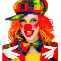 grote clown strik geruit