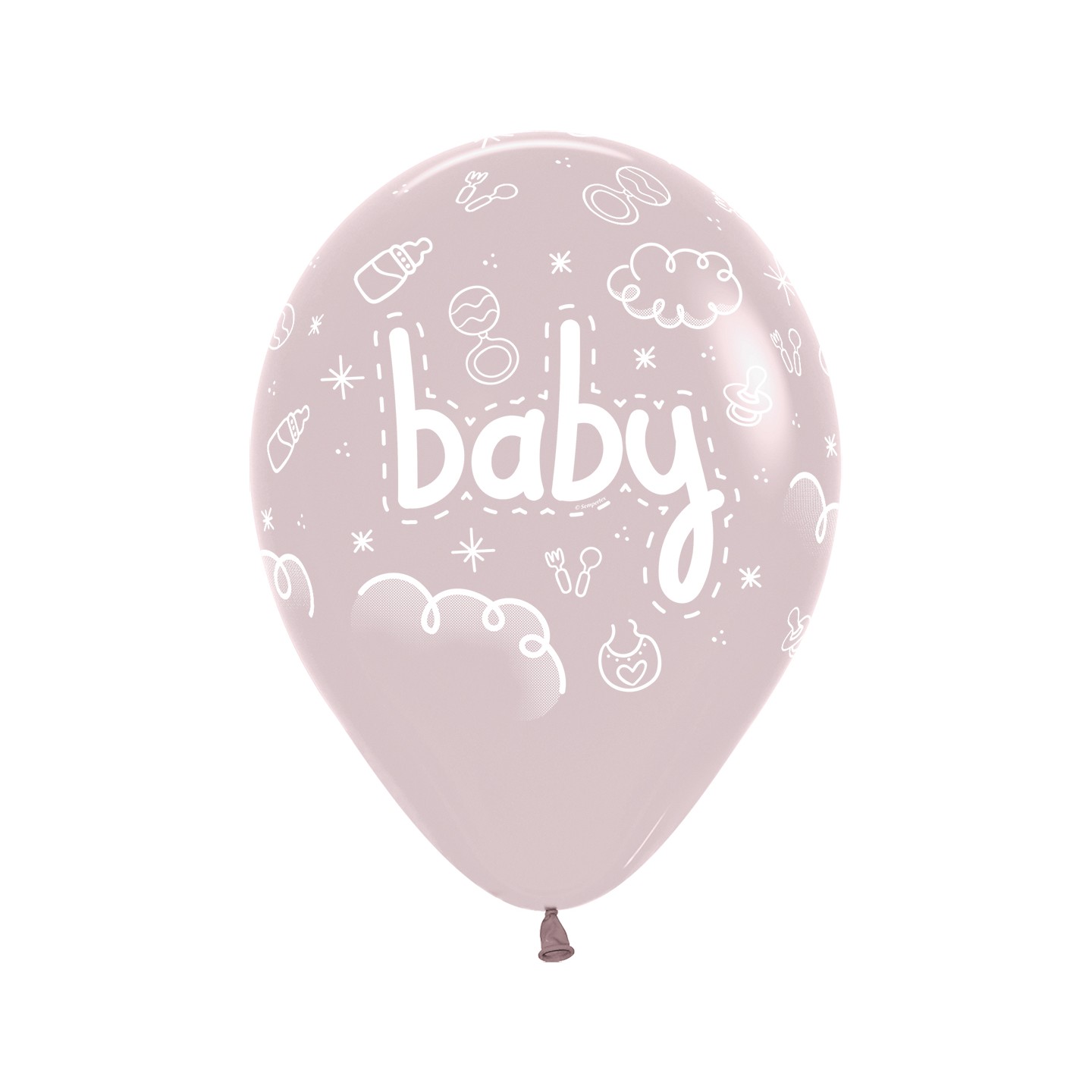 geboorte ballonnen baby oud roze