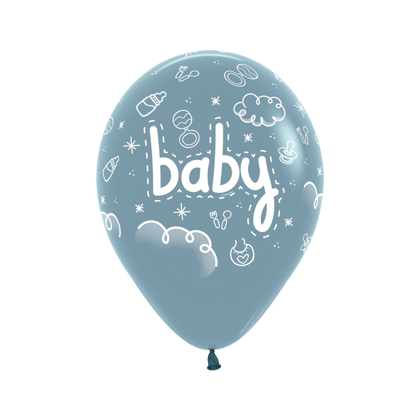 geboorte ballonnen baby blauw