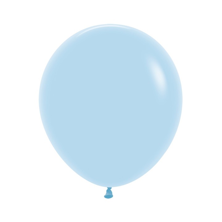 sempertex grote ballonnen pastel matte blauw