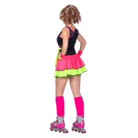 fluo 80's jurkje neon outfit dames