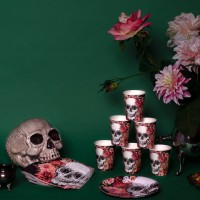 bekertjes Dia de los Muertos tafeldecoratie