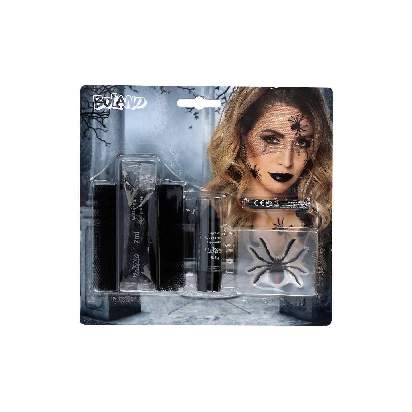 halloween make up set zwart spin