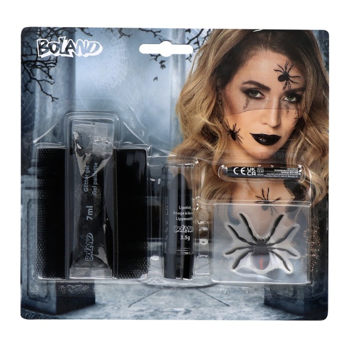 halloween make up set zwart spin