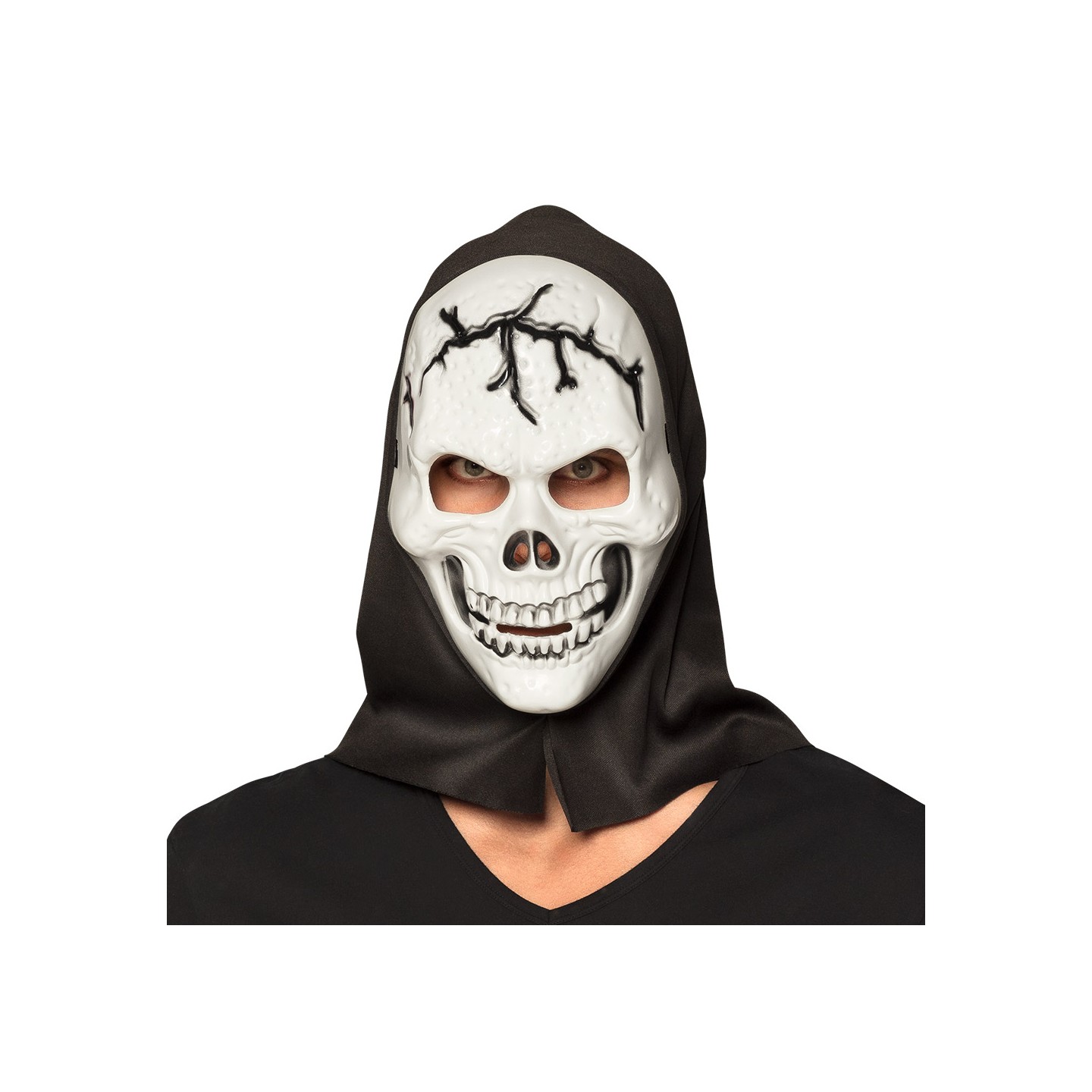 Halloween masker skelet met kap