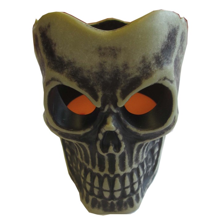 halloween versiering led kaars schedel skull decoratie