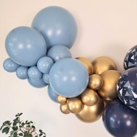 ballondecoratie communie ballonnen blauw