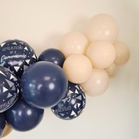 ballondecoratie communie ballonnen blauw