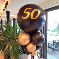 ballonpilaar 50 jaar ballondecoratie