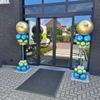 pensioen ballondecoratie met naam