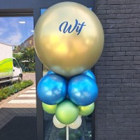 pensioen ballondecoratie met naam